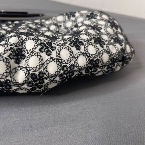 Ann Taylor Loft Vintage Inspired Eyelet Fabric Purse Clutch Handbag - Picture 5 of 16